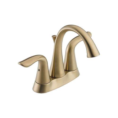 Lahara 2538-CZMPU-DST Two Handle Centerset Lavatory Faucet - Metal Pop-Up in Champagne Bronze