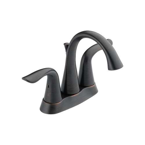 Lahara 2538-RBMPU-DST Two Handle Centerset Lavatory Faucet - Metal Pop-Up in Venetian Bronze
