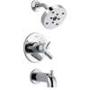 T17459 Trinsic Dual Function Pressure Balanced Bath and Shower Trim with Internal Volumn Control Less Rough-in in Polished Chrome