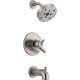 T17459-SS Trinsic Dual Function Pressure Balanced Bath and Shower Trim with Internal Volumn Control Less Rough-in in Brilliance Stainless