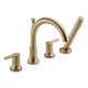 T4759-CZ Trinsic Roman Tub Filler with Hand Shower in Champagne Bronze