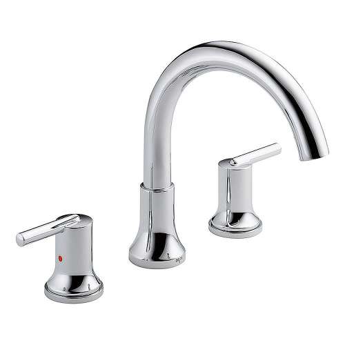 Trinsic T2759 Roman Tub FIller in Polished Chrome