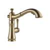 4197-CZ-DST Cassidy Single Handle Pull-Out Kitchen Faucet in Champagne Bronze