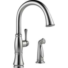 4297 Cassidy Single Handle Kitchen Faucet with Spray