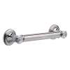 Traditional Decorative ADA Grab Bar - 12in in Polished Chrome