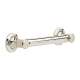 Traditional Decorative ADA Grab Bar - 12in in Brilliance Polished Nickel