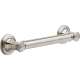 Traditional Decorative ADA Grab Bar - 12in in Brilliance Stainless