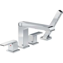 T4767-M Ara Roman Tub Filler with Hand Shower