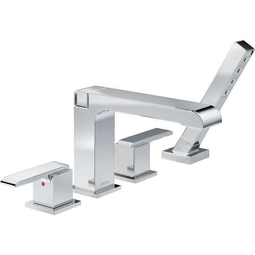 T4767-M Ara Roman Tub Filler with Hand Shower