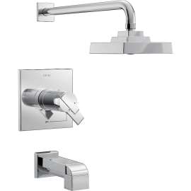 Ara T17T467 Bath and Shower Trim in Polished Chrome