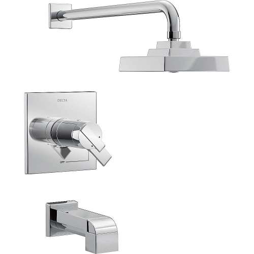 Ara T17T467 Bath and Shower Trim in Polished Chrome