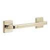Angular Modern Deocorative ADA Grab Bar - 12in in Brilliance Polished Nickel
