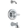Lahara T14438-LHD Single Function Bath and Shower Trim in Polished Chrome