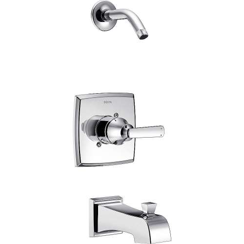 Ashlyn T14464-LHD Bath and Shower Trim in Polished Chrome