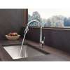 Single Handle Pull-Down Kitchen Faucet in Chrome Finish