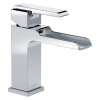 Single Handle Channel Lavatory Faucet - Less Pop Up in Polished Chrome
