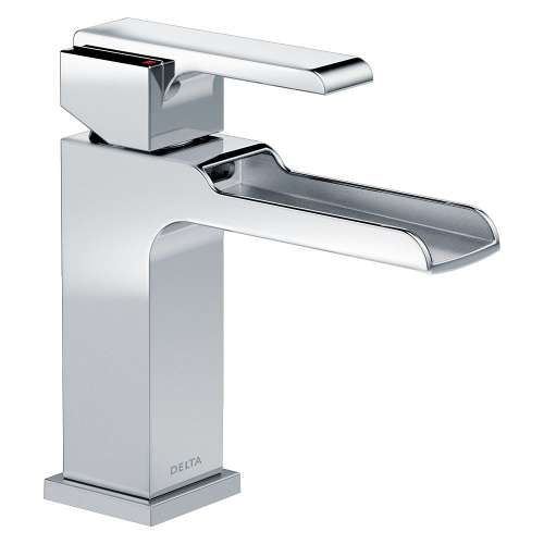 Single Handle Channel Lavatory Faucet - Less Pop Up