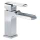 Single Handle Channel Lavatory Faucet - Less Pop Up in Polished Chrome