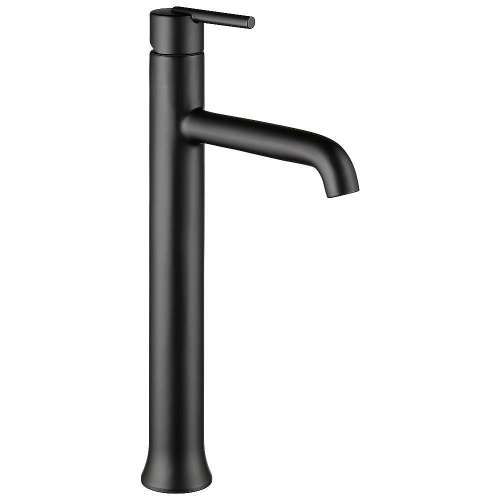 759-BL-DST Trinsic Single Handle Vessel Lavatory Faucet in Matte Black Finish, 1.2gpm Flow Rate