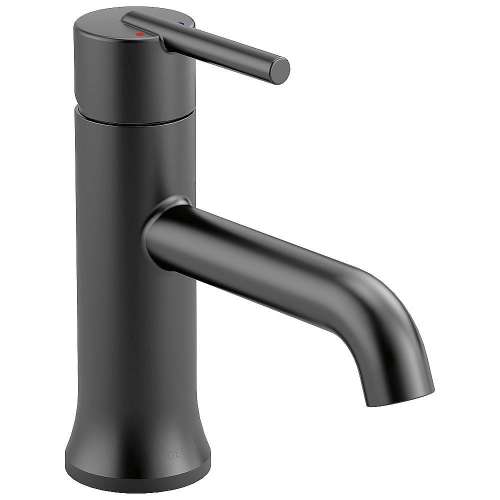 559LF-BLLPU Trinsic Single Handle Lavatory Faucet in Matte Black Finish, 1.2gpm Flow Rate, Less Pop-Up