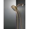 2.5 GPM 5-Setting Two-in-One Shower in Champagne Bronze