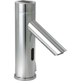 Electronic Solar Bathroom Faucet with Side Mixer in Chrome