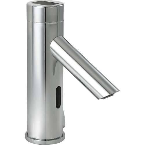 Electronic Solar Bathroom Faucet with Side Mixer in Chrome