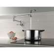 Wall Mount Pot Filler Faucet - in Polished Chrome