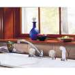 Classic 2402LF Two Handle Kitchen Faucet with Spray in Polished Chrome