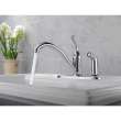 300-DST Classic Single Handle Kitchen Faucet with Integral Spray in Polished Chrome