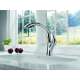 Linden 4153-DST Single Handle Water Efficient Pull-Out Kitchen Faucet in Polished Chrome
