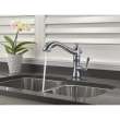 4197-AR-DST Cassidy Single Handle Pull-Out Kitchen Faucet in Arctic Stainless