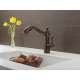 Single Handle Pull-Out Kitchen Faucet in Venetian Bronze