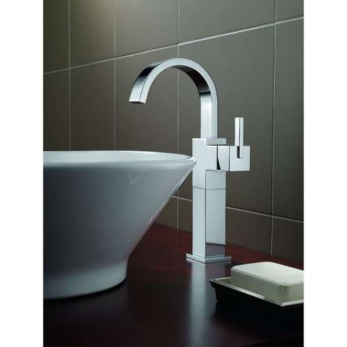Vero 753LF Single Handle Vessel Lavatory Faucet in Polished Chrome