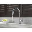 Single Handle Pull-Down Kitchen Faucet with Touch2O Technology in Polished Chrome