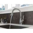 Leland 9178-AR-DST Single Handle Pull-Down Kitchen Faucet in Arctic Stainless