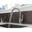Leland 9178-AR-DST Single Handle Pull-Down Kitchen Faucet in Arctic Stainless