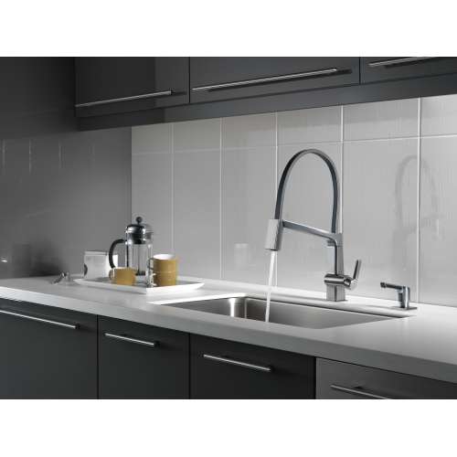 Pivotal Soap and Lotion Dispenser in Arctic Stainless