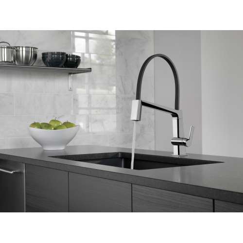 9693-DST Pivotal Single Handle Lever Faucet in Chrome