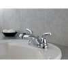 Two Handle Centerset Lavatory Faucet in Polished Chrome