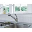 Single Handle Pull-Out Kitchen Faucet in Brilliance Stainless