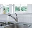 Single Handle Pull-Out Kitchen Faucet in Brilliance Stainless
