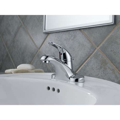 Foundations B510LF Single Handle Centerset Lavatory Faucet in Polished Chrome