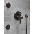 Cassidy Valve Trim with 3-Setting Integrated Diverter in Venetian Bronze