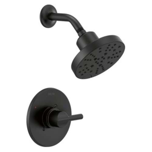 142749-BL Nicoli Monitor 14 Series H2Okinetic Shower, Matte Black