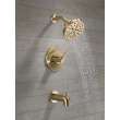 144749-CZ Nicoli Monitor 14 Series Tub and Shower, Champagne Bronze
