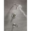 144749-SS Nicoli Monitor 14 Series H2Okinetic Tub and Shower, Stainless