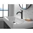 15749LF-BL Nicoli Single Handle Bathroom Faucet, Matte Black