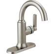 15769LF-SP Alux Single Handle Bathroom Faucet, Spotshield Brushed Nickel