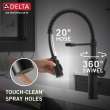 18803-BL-DST Antoni Single Handle Pull Down Spring Kitchen Faucet